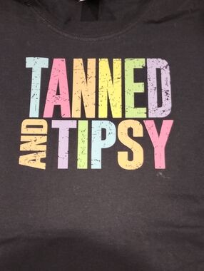 “Tanned & Tipsy” Tee | Women’s Small | Summer Vacation Shirt | Beach Party Vibes